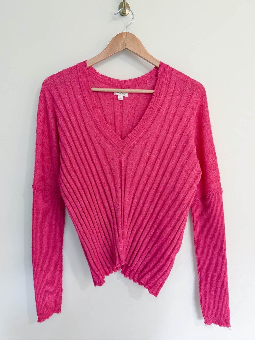 Anthropologie Pilcro Wool Blend Pink Sweater